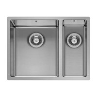 Box Opened Enza Yara 1.5 Bowl Chrome Stainless Steel Kitchen Sink