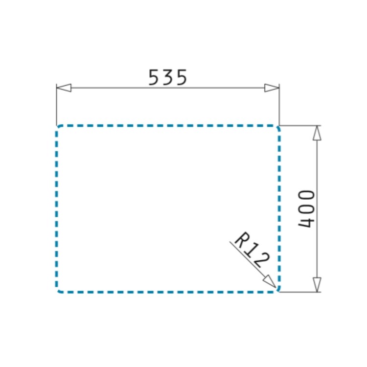 Box Opened Yara 1.5B Inset Stainless Steel RH Kitchen Sink 1000 x 520