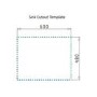 Single Bowl Inset Black Composite Kitchen Sink with Reversible Drainer - Essence Amelia