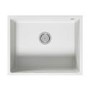 Single Bowl Undermount White Granite Composite Kitchen Sink - Enza Madison