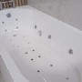 Single Ended Whirlpool Spa Bath with 14 Whirlpool & 12 Airspa Jets 1800 x 800mm - Alton