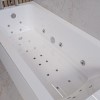 Single Ended Whirlpool Spa Bath with 14 Whirlpool &amp; 12 Airspa Jets 1700 x 750mm - Rutland