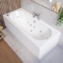 Double Ended Whirlpool Spa Bath with 14 Whirlpool Jets 1700 x 750mm - Burford