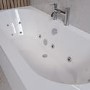 Double Ended Whirlpool Spa Bath with 14 Whirlpool Jets 1700 x 750mm - Burford