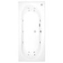 Double Ended Whirlpool Spa Bath with 14 Whirlpool Jets 1700 x 750mm - Burford