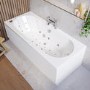 Double Ended Whirlpool Spa Bath with 14 Whirlpool & 12 Airspa Jets 1700 x 750mm - Burford