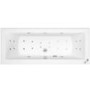 Double Ended Whirlpool Spa Bath with 14 Whirlpool & 12 Airspa Jets 1700 x 750mm - Chiltern
