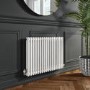 GRADE A1 - Nambi White 2 Column Horizontal Radiator - 600 x 828mm