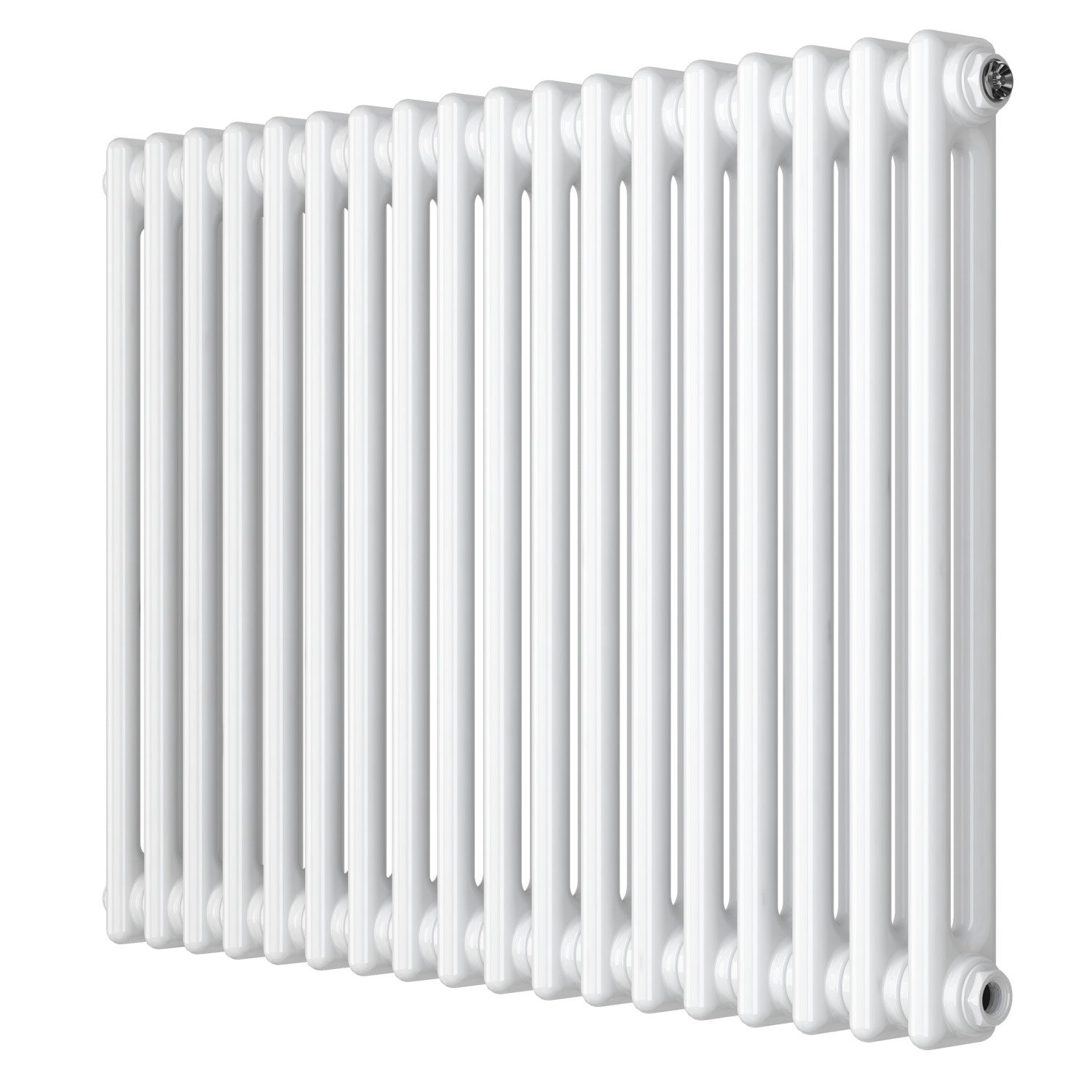 Nicety Radiator White Horizontal 2 Column Traditional Radiator 600 x 830mm - Nambi BeBa ...
