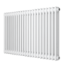 ALMOST PERFECT - White Horizontal 2 Column Traditional Radiator 600 x 1010mm - Nambi