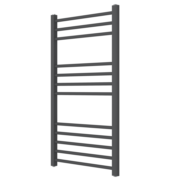 GRADE A1 - Sahara Anthracite Heated Towel Rail - 1000 x 600mm