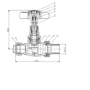 GRADE A2 - Chrome Traditional Straight Radiator Valves