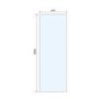 700mm Bronze Frameless Wet Room Shower Screen with Wall Support Bar - Live Your Colour