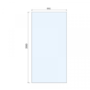 1000mm Bronze Shower Screen for Wetroom & Walk In Shower - Live Your Colour