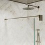 900mm Nickel Shower Screen for Wetroom & Walk In Shower - Live Your Colour