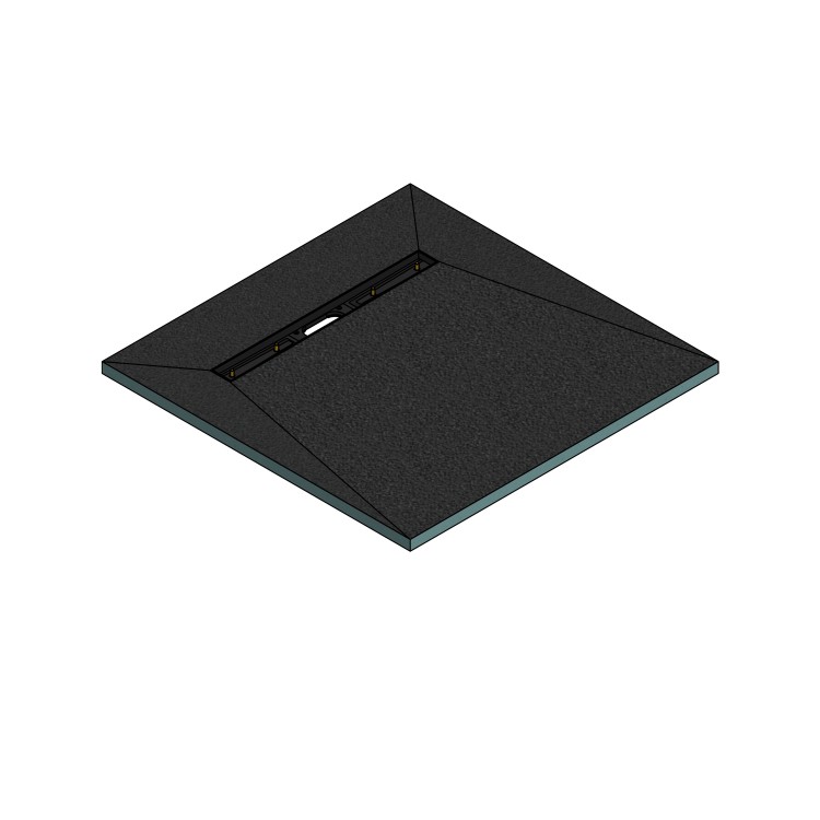 900x900mm Wet Room Shower Tray - Live Your Colour