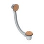 Brushed Bronze Bath Click Waste
