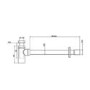 Designer Bottle trap - Round - Brushed Nickel