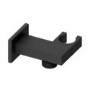square wall outlet & holder - Black