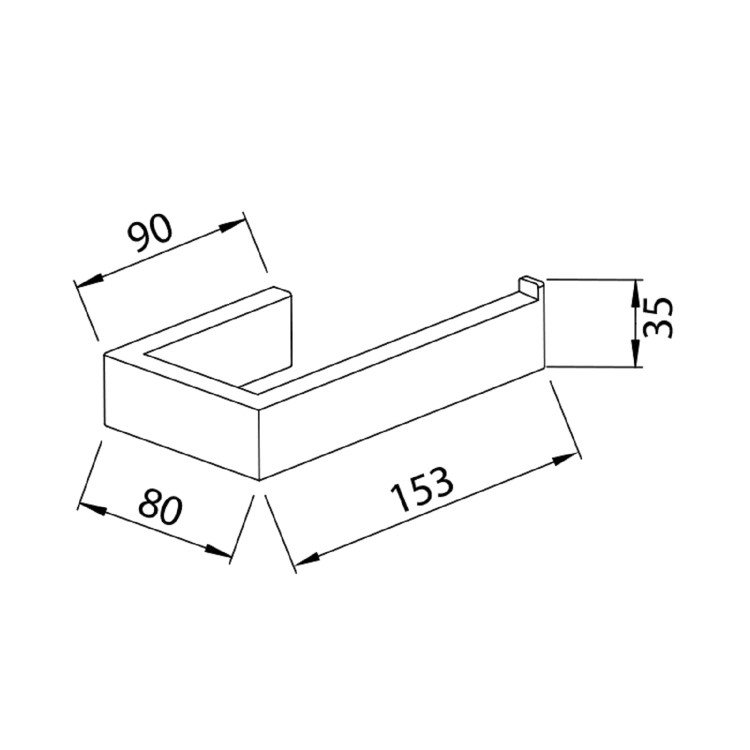 Chrome Toilet Roll Holder