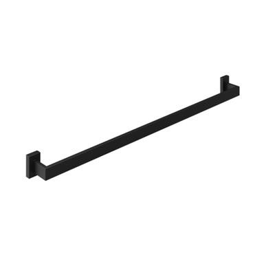 Black Single Towel Bar