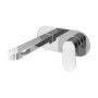 Wall Mounted Chrome Basin Mixer Tap - Hue