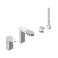 Hue Chrome Bath Shower Mixer Tap