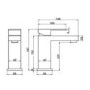 Chrome Mono Basin Mixer Tap - Lex