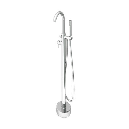 Chrome Freestanding Bath Shower Mixer Tap - Kuro