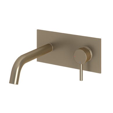 Wall Mounted Nickel Basin Mixer Tap - Kuro