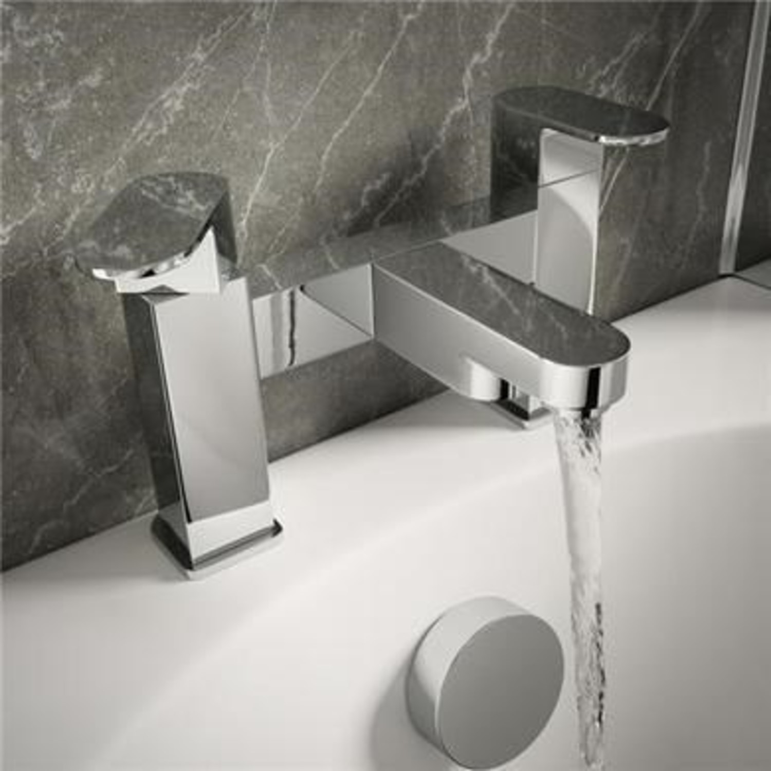 Chrome Bath Mixer Tap - Como