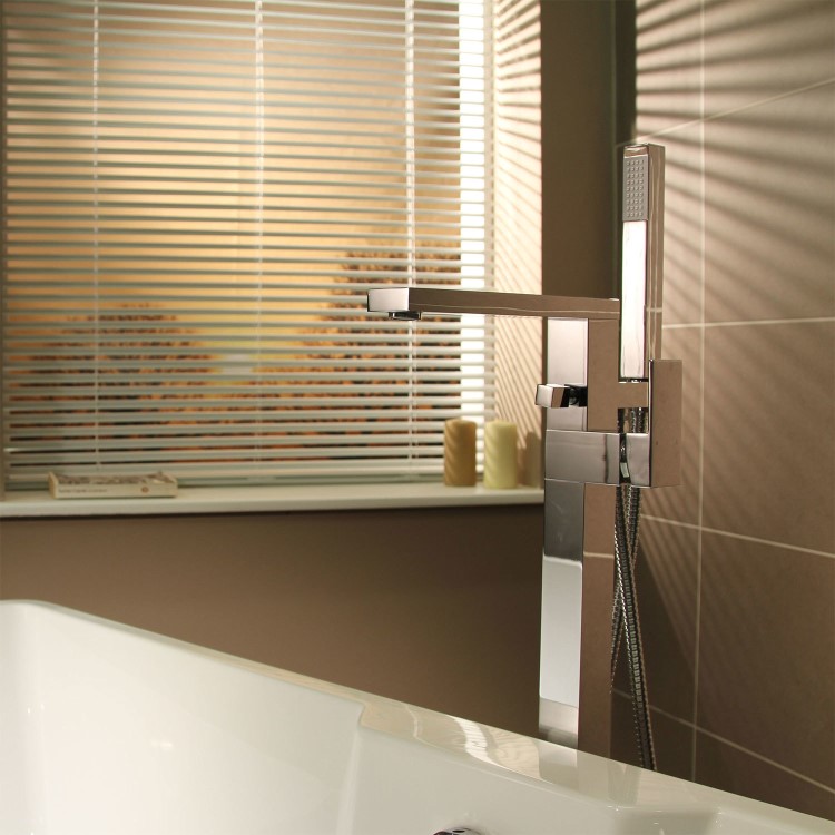 GRADE A1 - Cube Freestanding Bath Filler