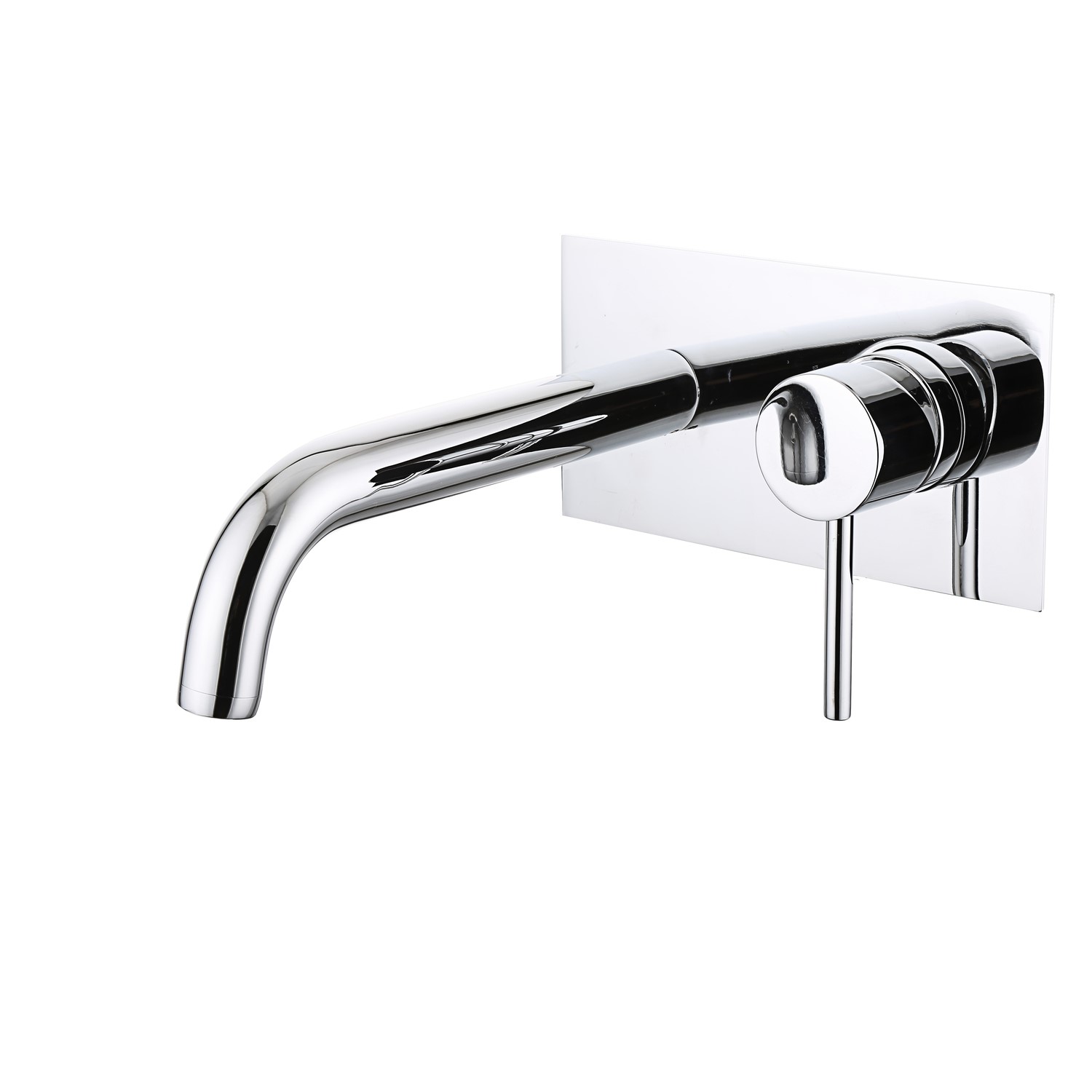 Chrome Wall Mounted Bath Mixer Tap - S9