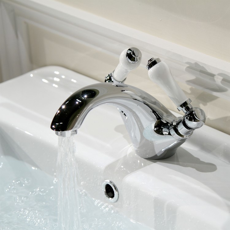 Chrome Basin Mixer Tap - Cambridge