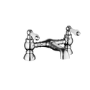 Chrome Bath Mixer Tap - Cambridge