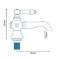 Chrome Bath Mixer Tap - Cambridge