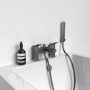 Gunmetal Bath Shower Mixer Tap - Maxton