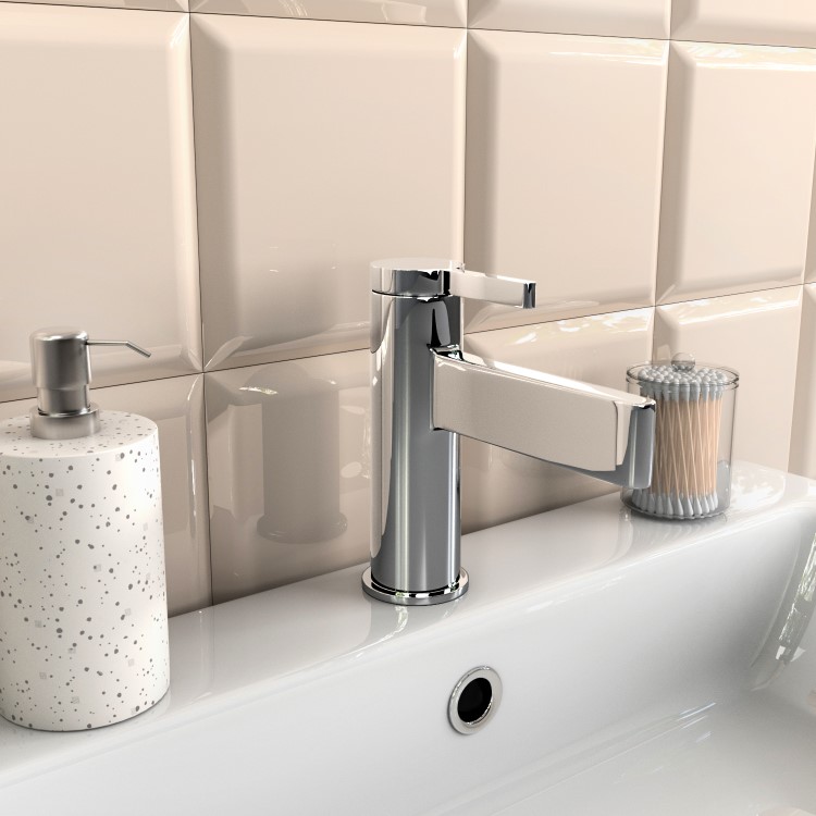 Chrome Mono Basin Mixer Tap - Boca