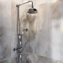 A1/BeBa_26747 ONLY OPENED - Traditional Exposed Thermostatic Shower Set Chrome - Camden