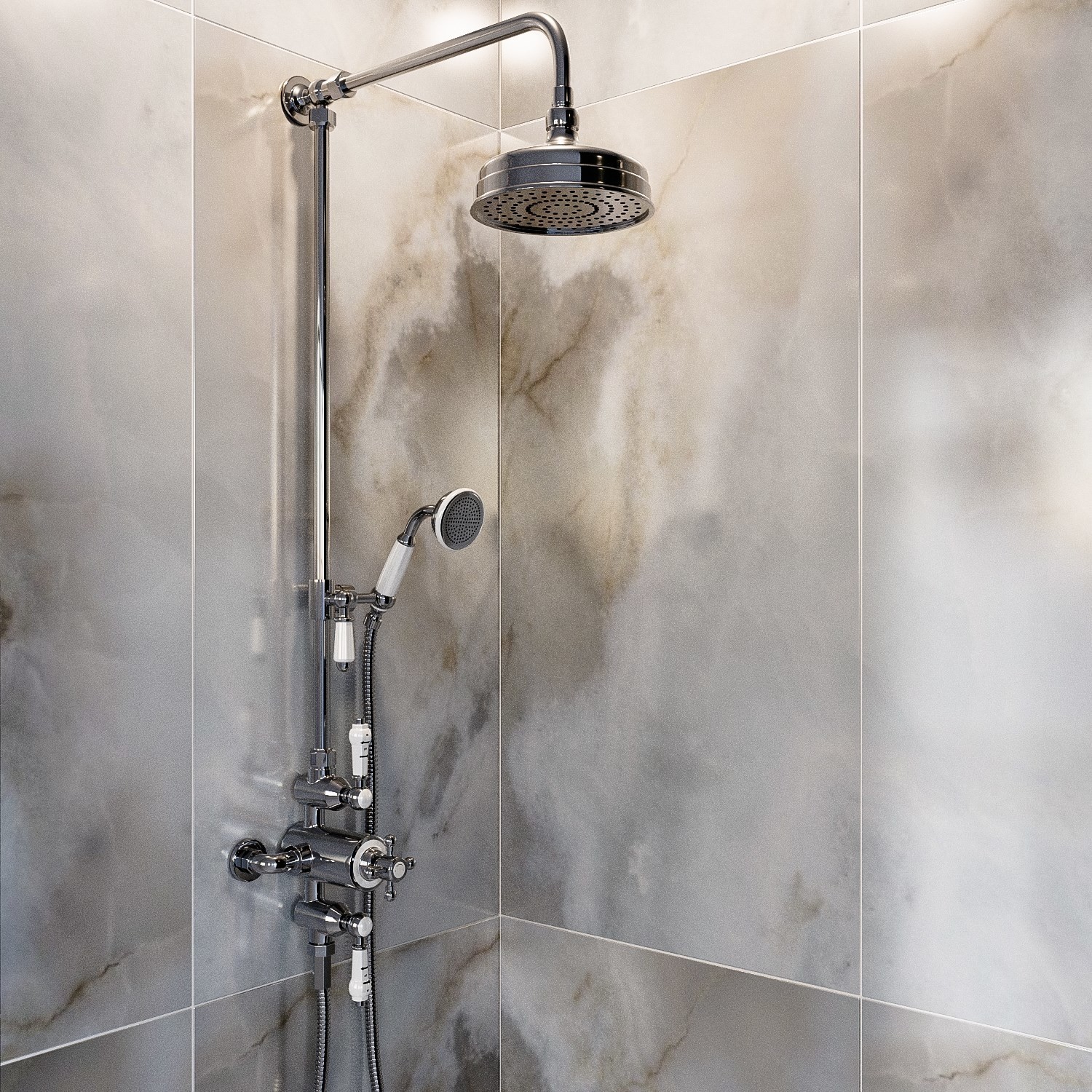 Berlin Chrome Bath Shower Mixer Tap 1170-CR Berlin Chrome Bath Shower Mixer Tap 1170-CR