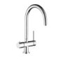 Chrome 3 in 1 Instant Boiling Hot Kitchen Mixer Tap with 2.4L Boiler - Pronto Vesta