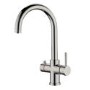 Nickel 3 in 1 Instant Boiling Hot Kitchen Mixer Tap With 2.4L Boiler - Pronto Vesta