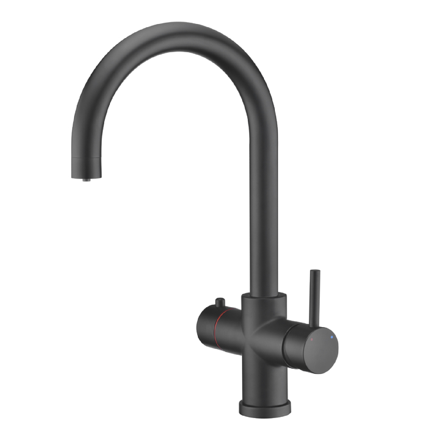 Pronto Matt  3 In 1 Instant Boiling Hot Kitchen Mixer Tap With 2.4L Boiler Vesta KIT703MBC