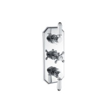 ONLY OPENED - Cambridge traditional triple shower valve - 2 outlets ONLY OPENED - Cambridge traditional triple shower valve - 2 outlets