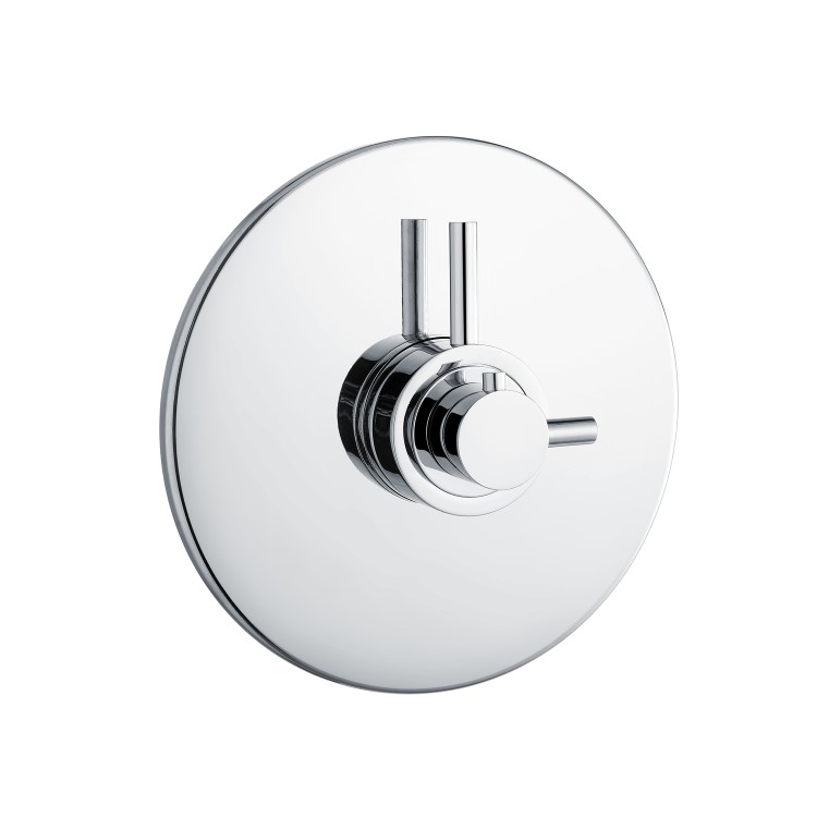 Chrome Concealed Thermostatic Shower Mixer Valve - Volta
