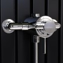 A2/BeBa_26819 ALMOST PERFECT - Chrome 1 Outlet Exposed Thermostatic Shower Valve - Volta