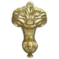 Set of 4 Brushed Brass Ball & Claw Feet for Roll Top Baths - Park Royal