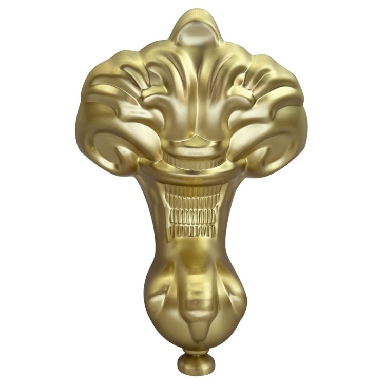 Set of 4 Brushed Brass Ball & Claw Feet for Roll Top Baths - Park Royal