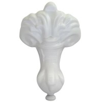 Set of 4 White Ball & Claw Feet for Roll Top Baths - Park Royal