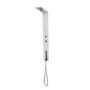 Chrome Concealed Thermostatic Shower Tower with Pencil Handset - Lustro